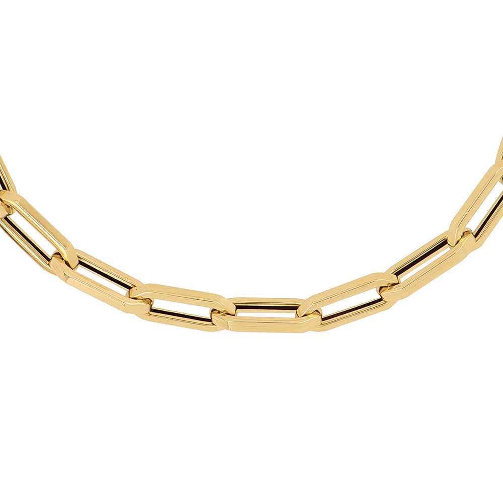 Foto 3 pulgar | Pulsera Zekie 7258 Oro 14k Amarillo 19 Cms Clip