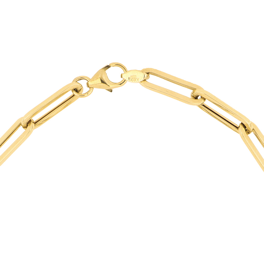 Foto 2 | Pulsera Zekie 7203 Oro 10k Amarillo 19 Cms Clip