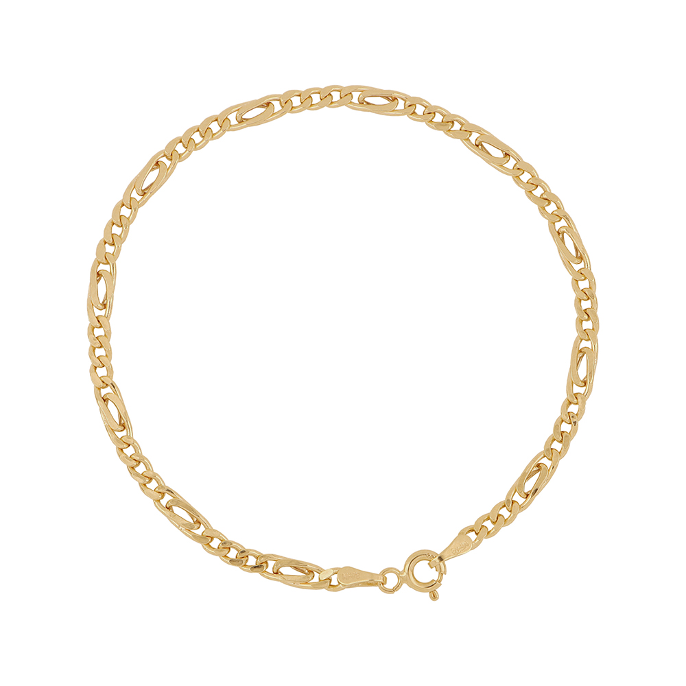Foto 2 pulgar | Pulsera Zekie 7288-18 Oro 14k Amarillo 18 Cms