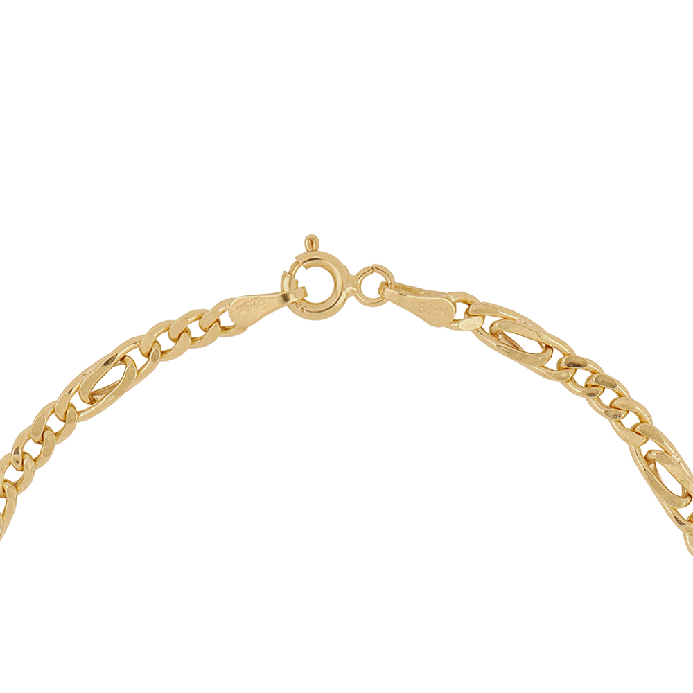 Foto 4 pulgar | Pulsera Zekie 7288-18 Oro 14k Amarillo 18 Cms