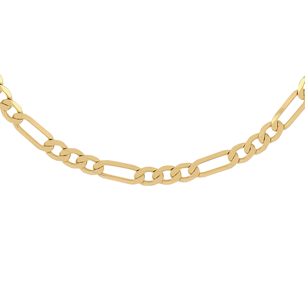 Foto 3 pulgar | Pulsera Zekie 7290-18 Oro 14k Amarillo 18 Cms 3 X 1