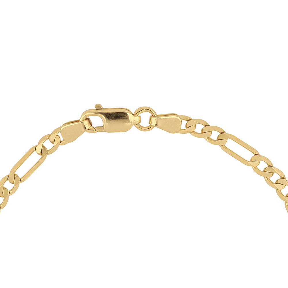 Foto 4 pulgar | Pulsera Zekie 7290-18 Oro 14k Amarillo 18 Cms 3 X 1