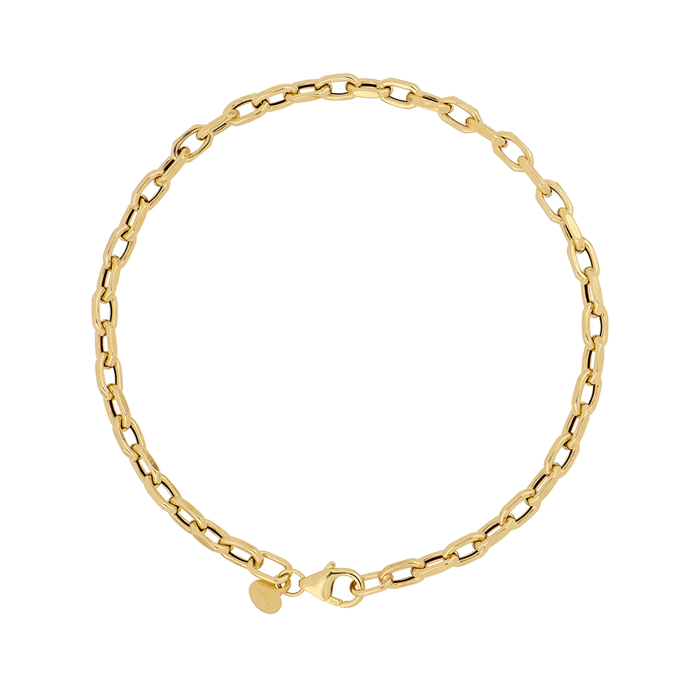 Foto 2 pulgar | Pulsera Zekie 7260 Oro 14k Amarillo 19 Cms Clip