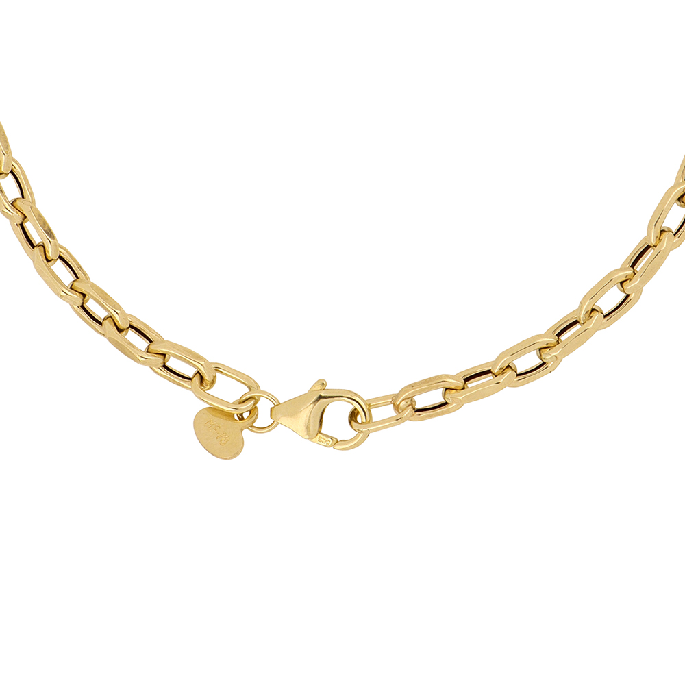 Foto 4 pulgar | Pulsera Zekie 7260 Oro 14k Amarillo 19 Cms Clip