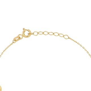 Foto 3 | Pulsera Zekie 7241 Oro 14k Amarillo 18 Cms Con Infinitos