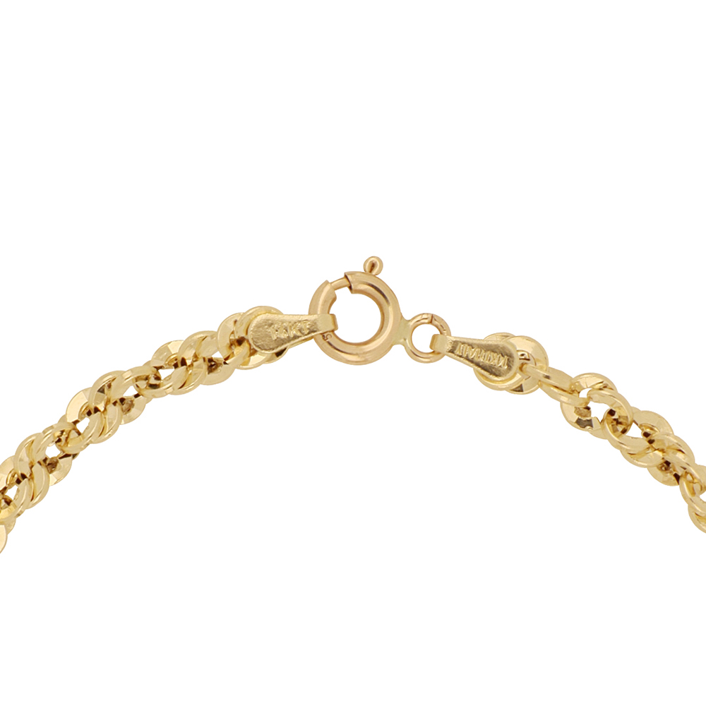 Foto 4 pulgar | Pulsera de Oro 14k Zekie