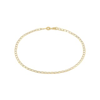 Foto 1 | Pulso Barbada Inglesa Diamantada Oro Sólido 14k
