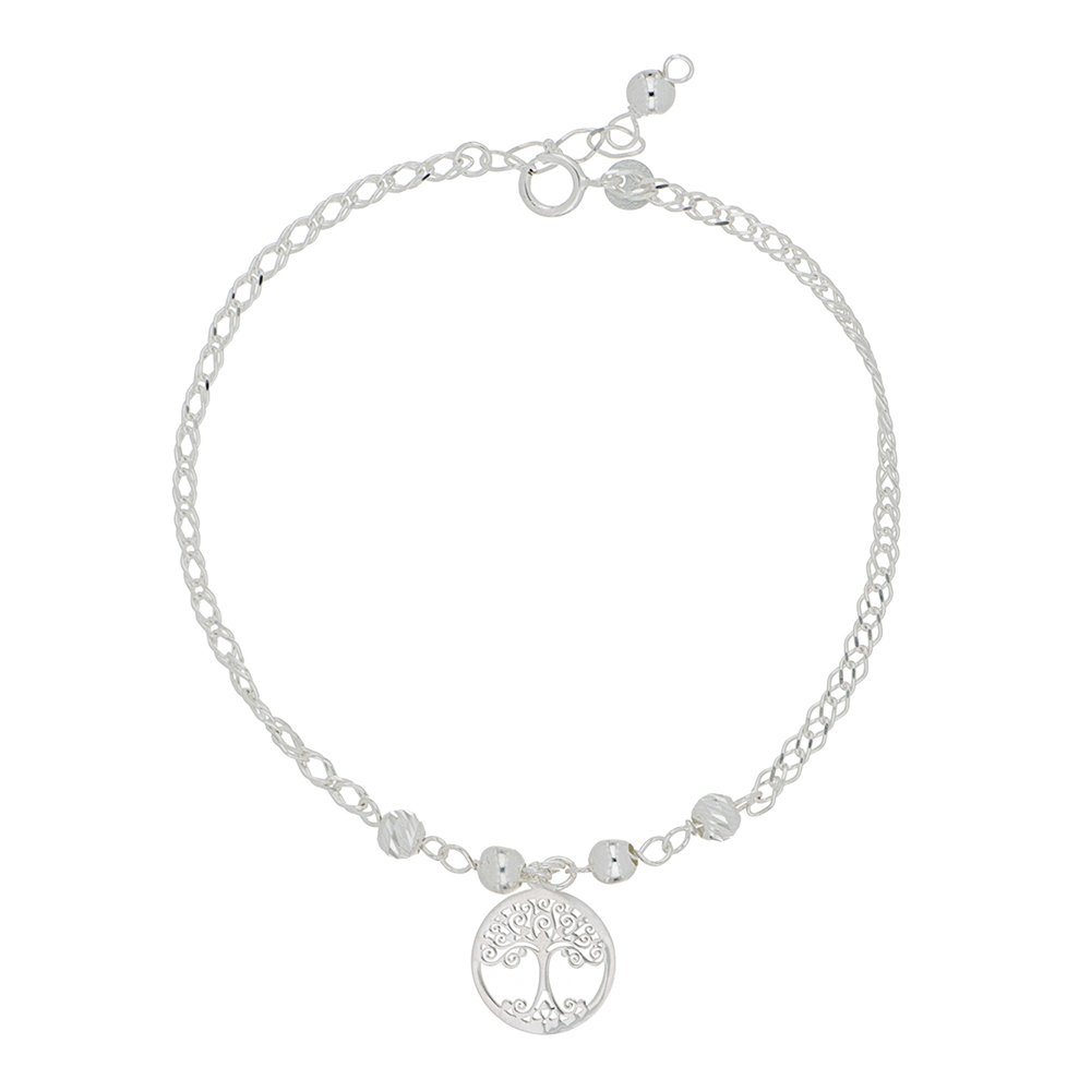 Foto 2 pulgar | Pulsera Zekie 3055 Plata 0.925 18-20 Cms Dije Arbol De La Vida