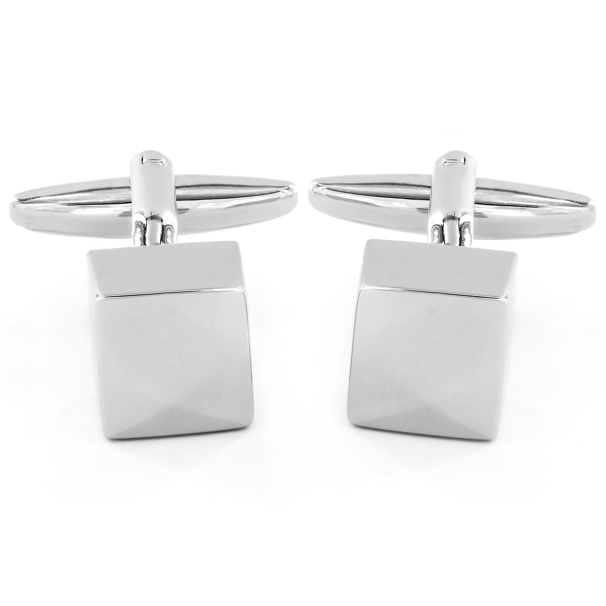 Foto 1 | Gemelos West Coast Jewelry En Forma De Cubo Altamente Pulido Para Hombre - Venta Internacional.