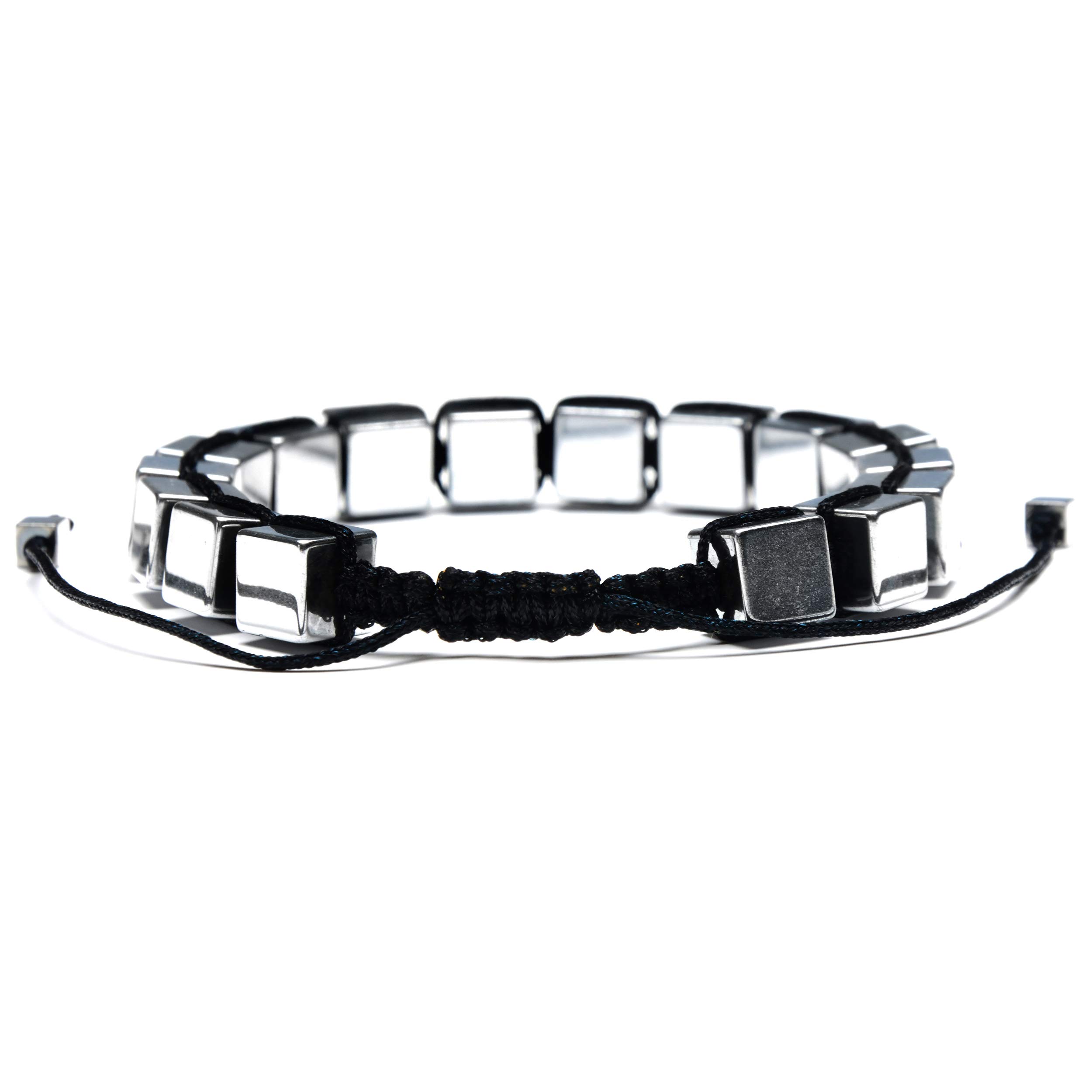 Foto 4 pulgar | Pulsera West Coast Jewelry Con Hematita Bañada En Plata Para Hombre - Venta Internacional.