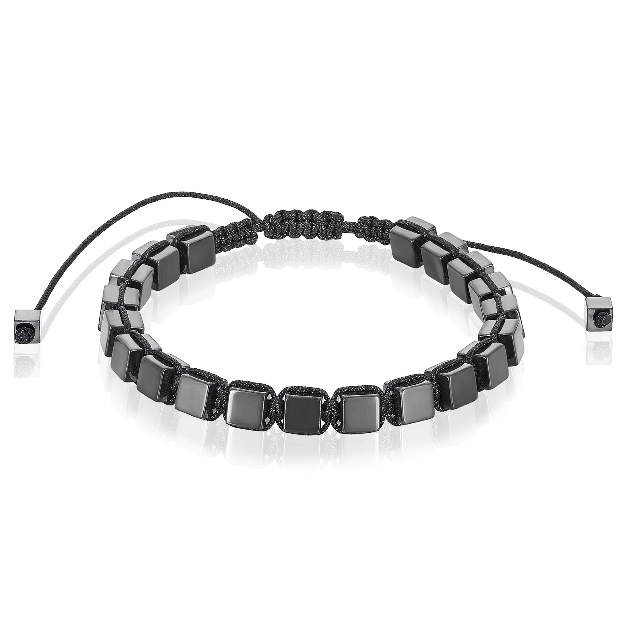 Foto 2 pulgar | Pulsera West Coast Jewelry Con Forma De Cubo De Hematita Para Hombre - Venta Internacional.