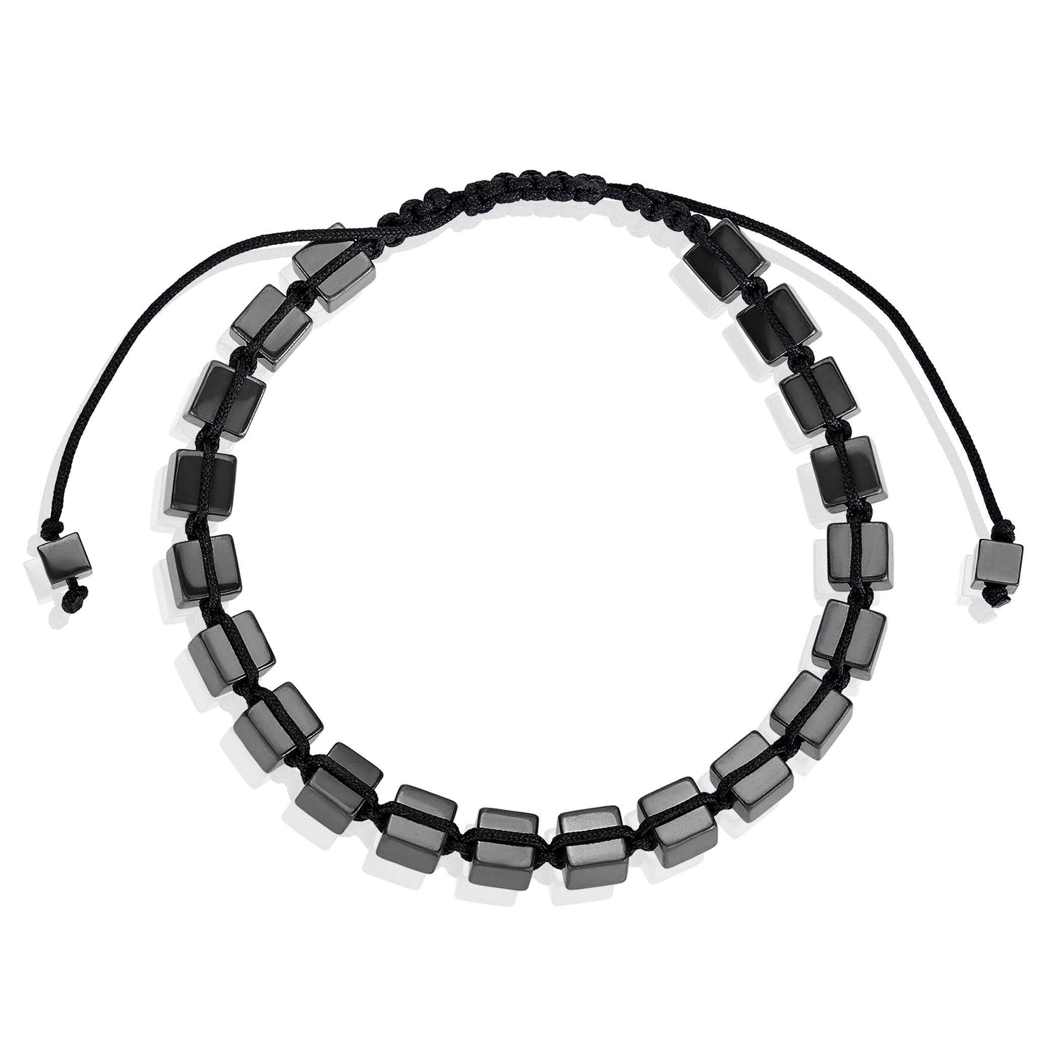 Foto 2 | Pulsera West Coast Jewelry Con Forma De Cubo De Hematita Para Hombre - Venta Internacional.