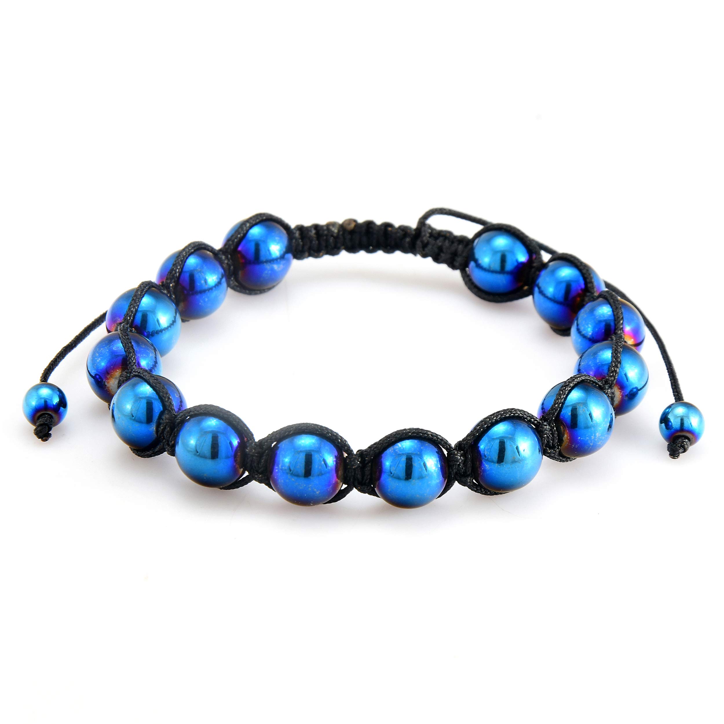 Foto 1 | Pulsera West Coast Jewelry Para Hombre Con Piedra De Hematita Chapada En Azul - Venta Internacional.