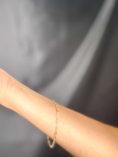 Foto 2 | Pulsera Clip De Oro Italiano 10k 18cm/ 2.5mm Dorado 18 Cm