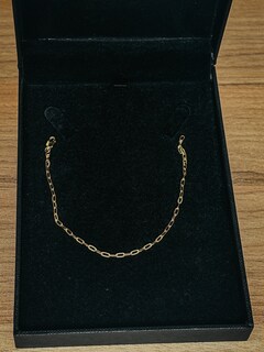 Foto 3 | Pulsera Clip De Oro Italiano 10k 18cm/ 2.5mm Dorado 18 Cm