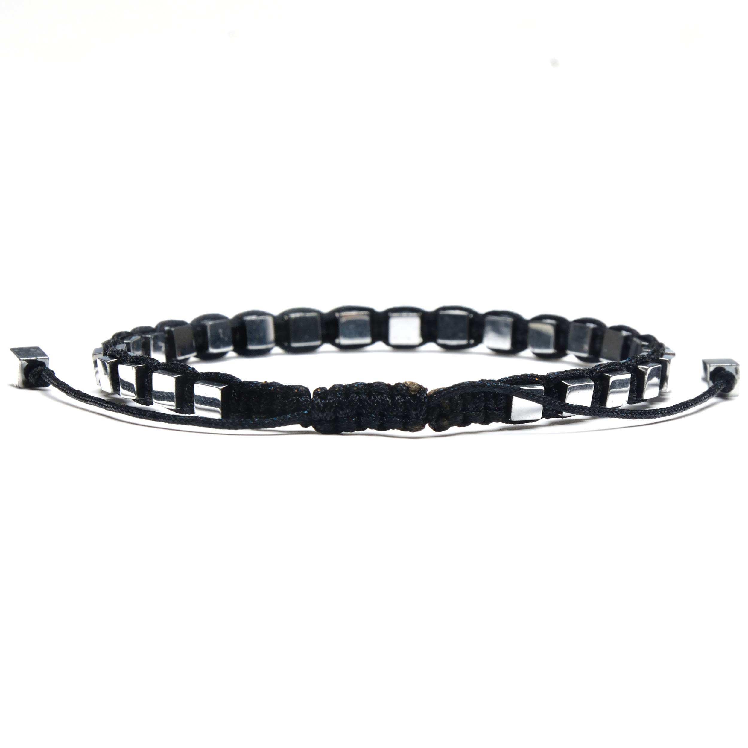 Foto 3 | Pulsera West Coast Jewelry Con Hematita Bañada En Plata Para Hombre - Venta Internacional.