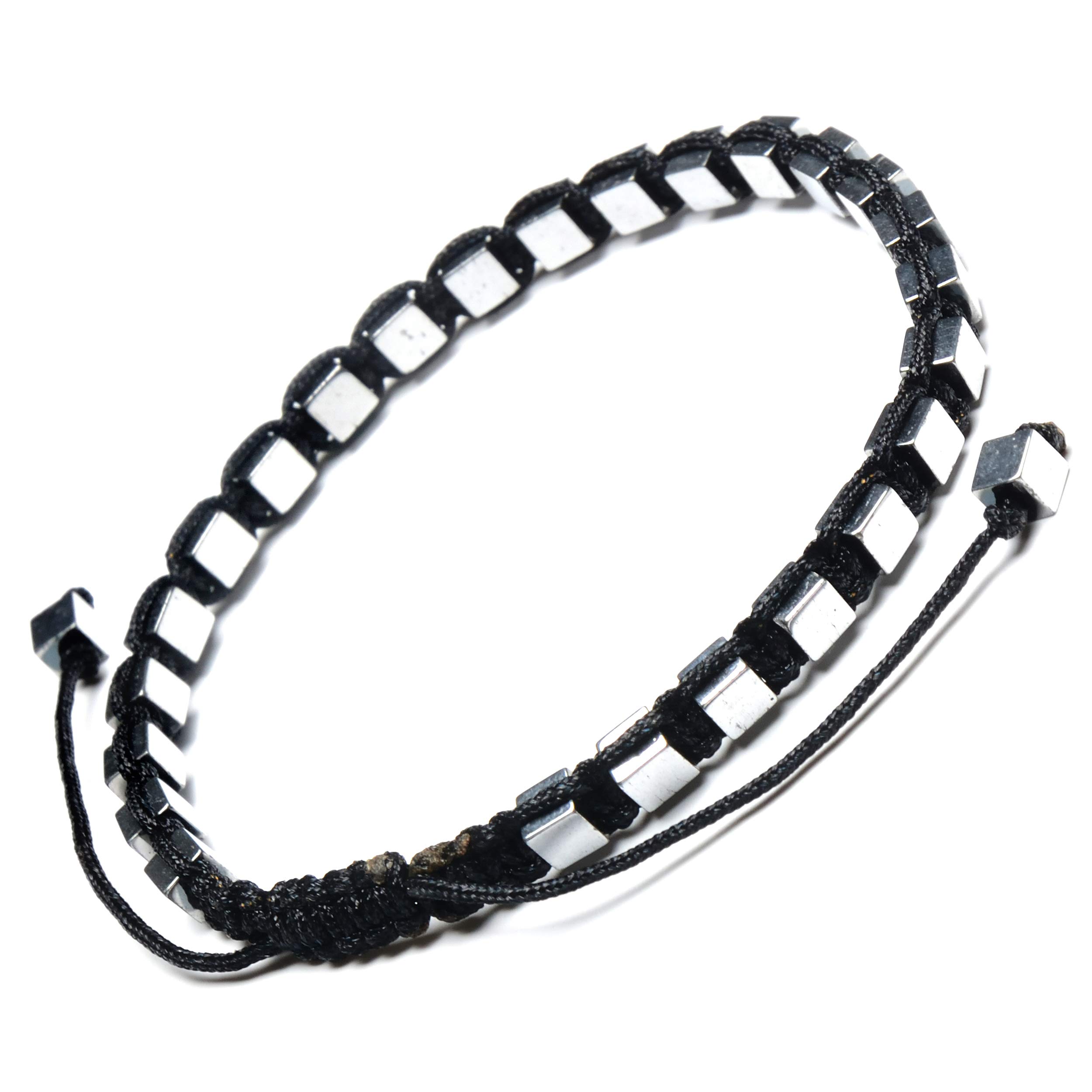 Foto 4 | Pulsera West Coast Jewelry Con Hematita Bañada En Plata Para Hombre - Venta Internacional.