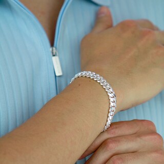 Foto 3 | Pulso Cubano Crixus Joyería Plata .925