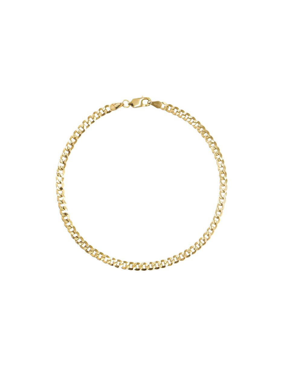 Foto 1 | Esclava Barbada 4mm  10k Oro Italiano