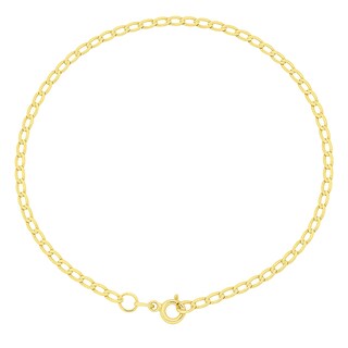 Foto 1 | Pulsera Barbada Oro 10k 18 Cm X 2.2 Dorado