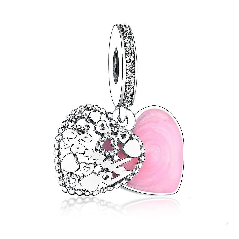 Foto 2 pulgar | Pulsera Con Colgante De Plata De Ley 925 Love Family Bead - Venta Internacional.