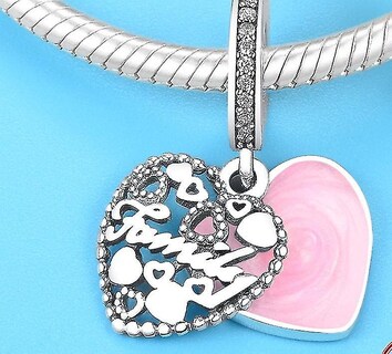 Foto 3 | Pulsera Con Colgante De Plata De Ley 925 Love Family Bead - Venta Internacional.