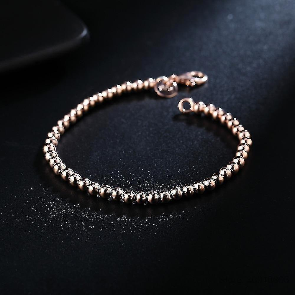 Foto 3 pulgar | Pulsera Huoguo  Cadena De Perlas De Plata De Ley 925 Maciza - Venta Internacional.
