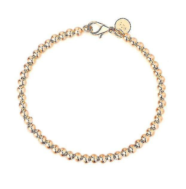 Foto 4 pulgar | Pulsera Huoguo  Cadena De Perlas De Plata De Ley 925 Maciza - Venta Internacional.