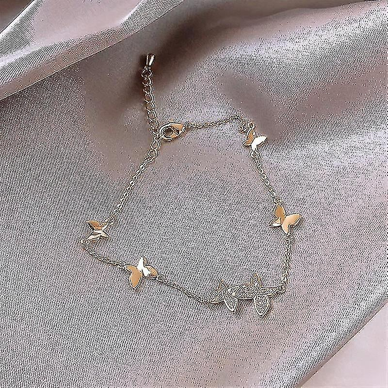Foto 2 pulgar | Pulsera Huoguo Crystal Butterfly En Plata De Ley - Venta Internacional.