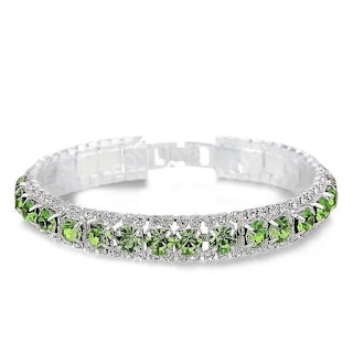 Foto 1 | Pulseras Cadena Brazaletes Joyería Huoguo Verde Claro Para Mujer - Venta Internacional.