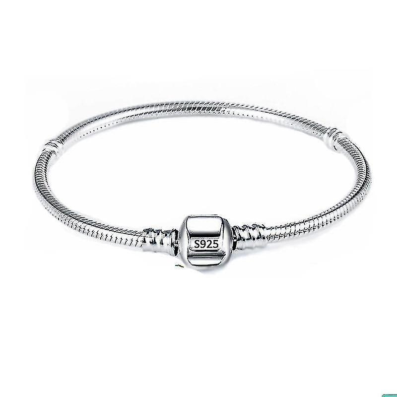 Foto 2 pulgar | Pulsera Huoguo S925 Con Cadena De Plata Maciza De 23 Cm Para Mujer - Venta Internacional.