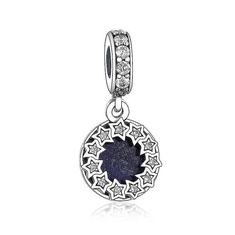 Foto 2 pulgar | Colgantes De Pulsera De Plata De Ley 925 Con Estrellas Inspiradoras - Venta Internacional.
