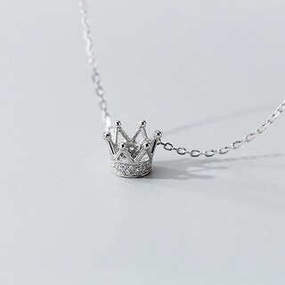 Foto 1 | Colgantes Huoguo Con Forma De Corona De Reina En Plata De Ley - Venta Internacional.