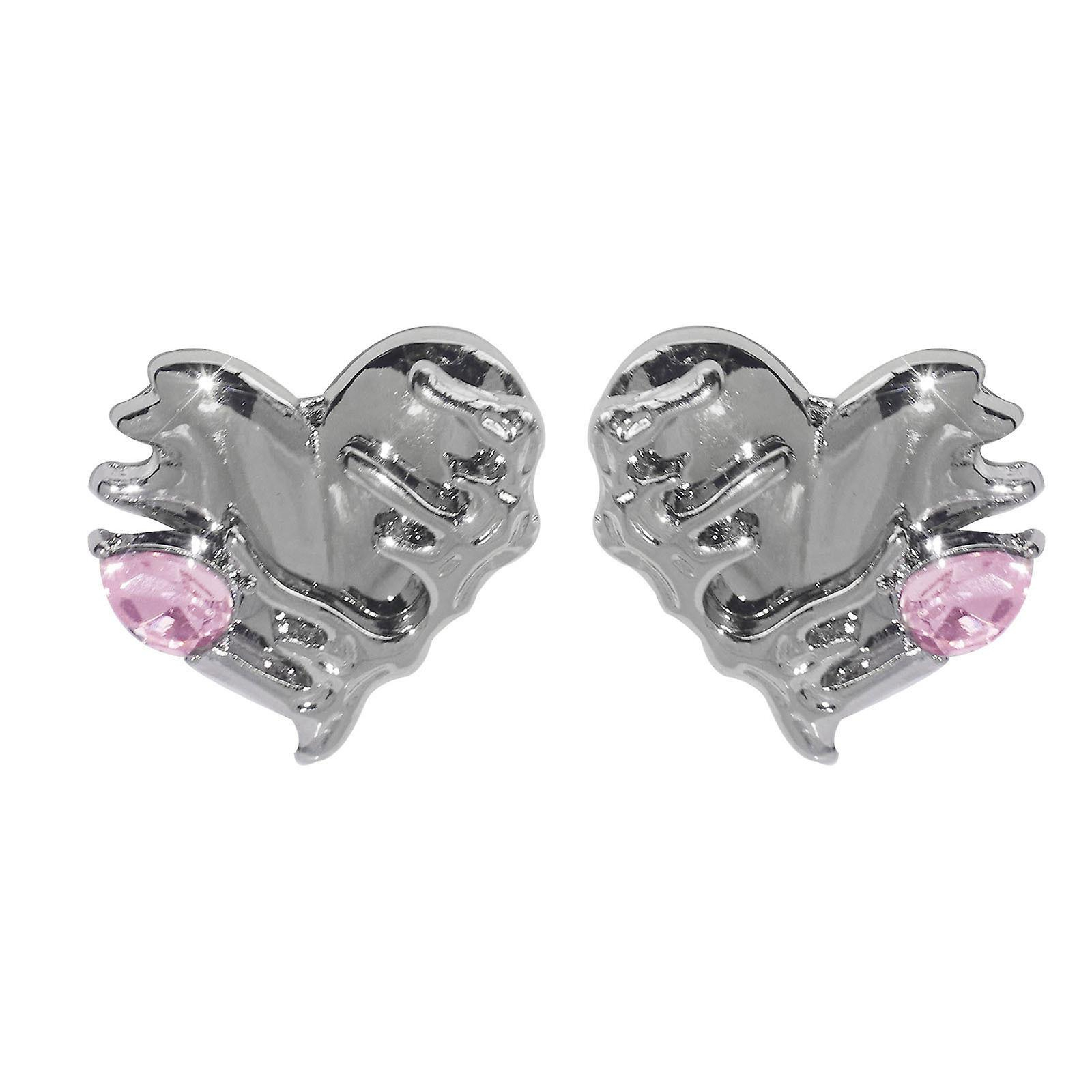 Foto 2 pulgar | Pendientes Huoguo De Plata De Ley Infinite Love Con Piedra De Cristal - Venta Internacional.