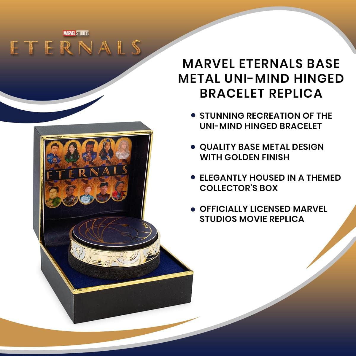 Foto 7 | Pulsera Tipo Brazalete Marvel Studios Eternals Uni-mind - Venta Internacional.