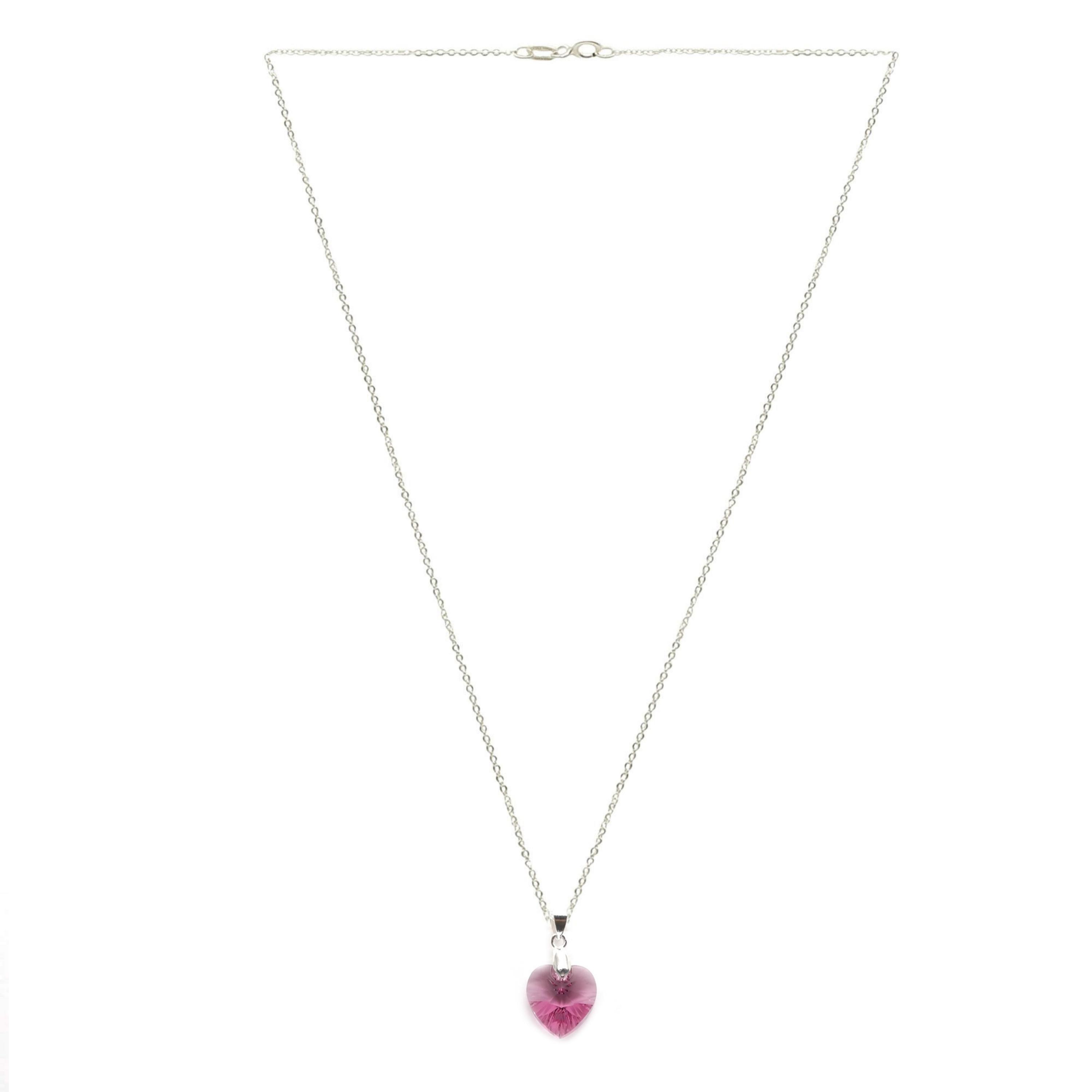 Foto 2 | Collar Joyería Zvezda Heart Rosa