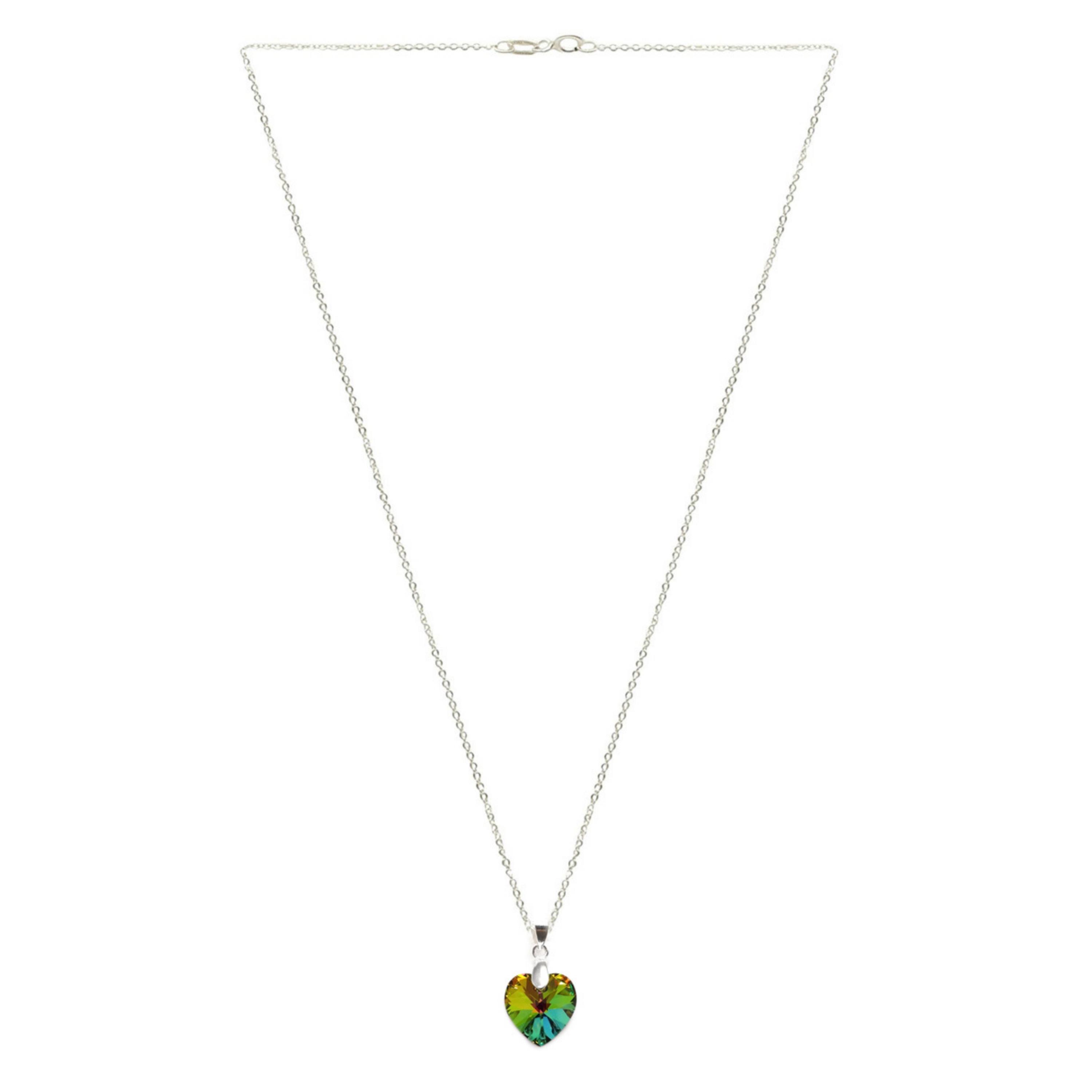 Foto 2 | Collar Joyería Zvezda Heart Multicolor con Plata