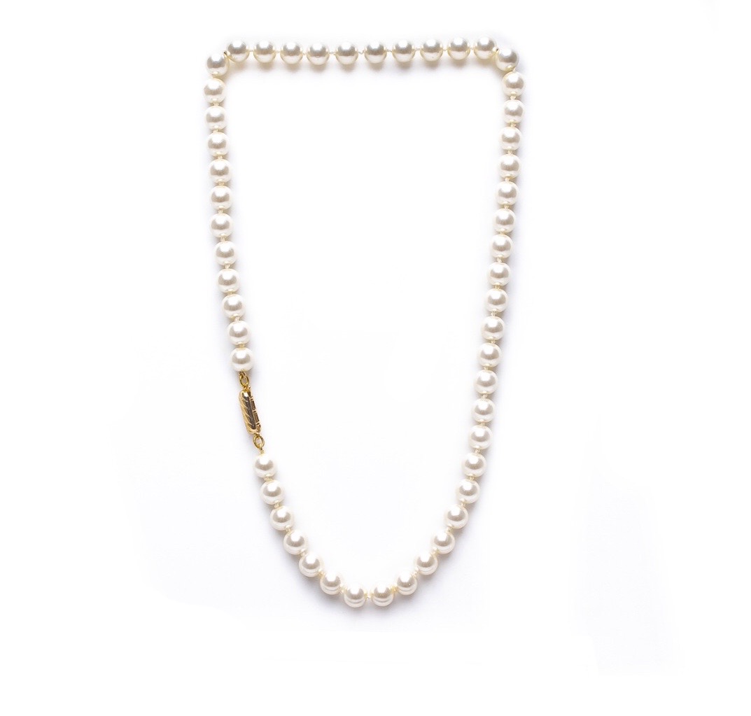 Collar de Perlas de Mallorca 45 cm Color Ivory con Estuche