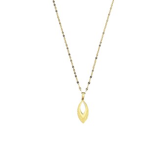 Foto 2 | Collar de Acero Inoxidable Enso color Dorado para Mujer