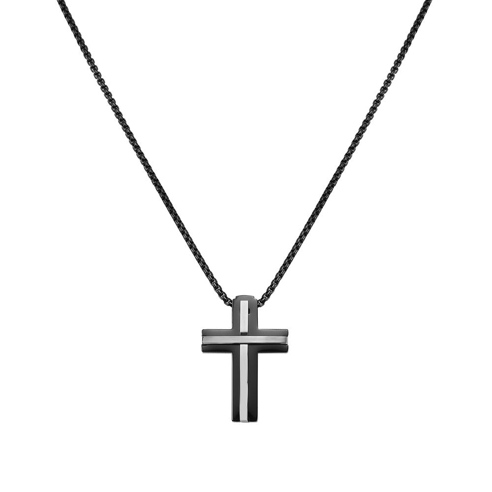 Collar de Acero Inoxidable Enso Emn0088s para Hombre