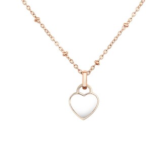 Foto 5 | Collar de Acero Inoxidable Enso para Mujer Ejn2229r Oro Rosa