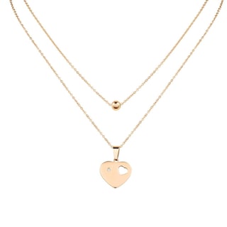 Foto 1 | Collar de Acero Inoxidable Enso para Mujer Ejn2193r Oro Rosa