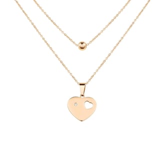 Foto 2 | Collar de Acero Inoxidable Enso para Mujer Ejn2193r Oro Rosa