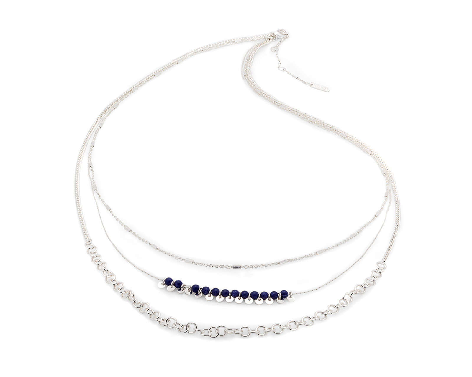 Foto 1 | Collar Nine West 19n00202 Plateado para Mujer