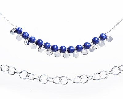 Foto 2 | Collar Nine West 19n00202 Plateado para Mujer