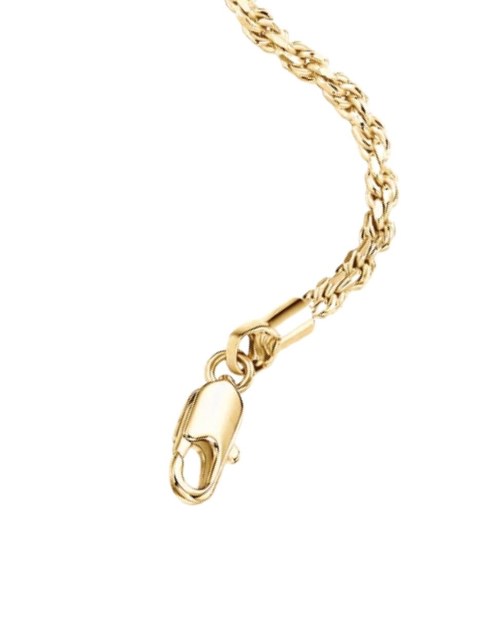 Foto 6 pulgar | Cadena Torzal Zvezda de Chapa de Oro color Dorado para Mujer