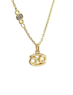Foto 2 | Collar Zvezda ZCO-CH-CANCE Chapa de Oro 18k Cáncer