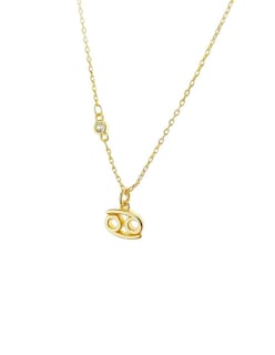Foto 3 | Collar Zvezda ZCO-CH-CANCE Chapa de Oro 18k Cáncer