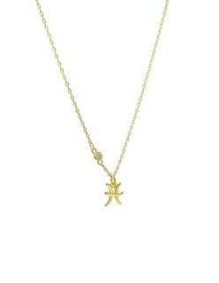 Foto 3 | Collar Zvezda ZCO-CH-PISCIS color Dorado Chapa de Oro 18k - Piscis