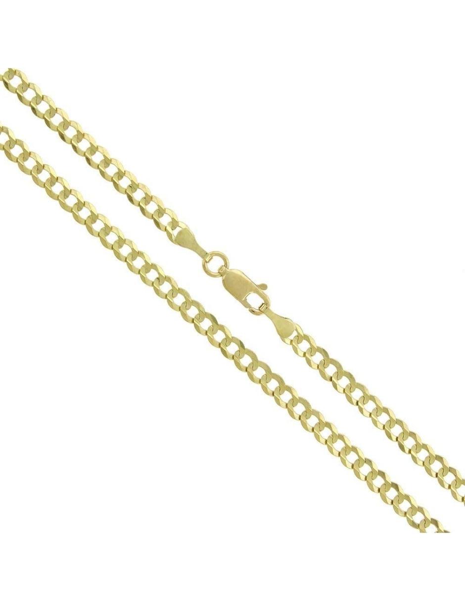 Foto 5 pulgar | Cadena Barbada Zvezda Chapa de Oro 18k